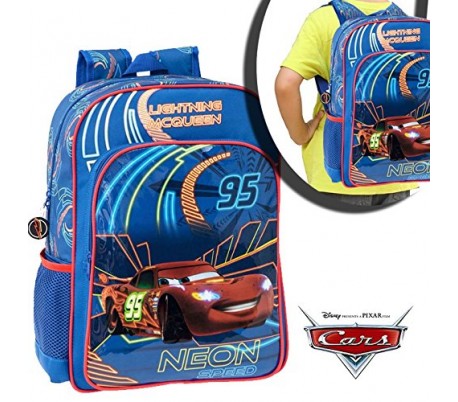 Mochila infantil escolar con motivo de RAYO MCQUEEN DE CARS 23 x 28 x 10 cm - Disney 4052151