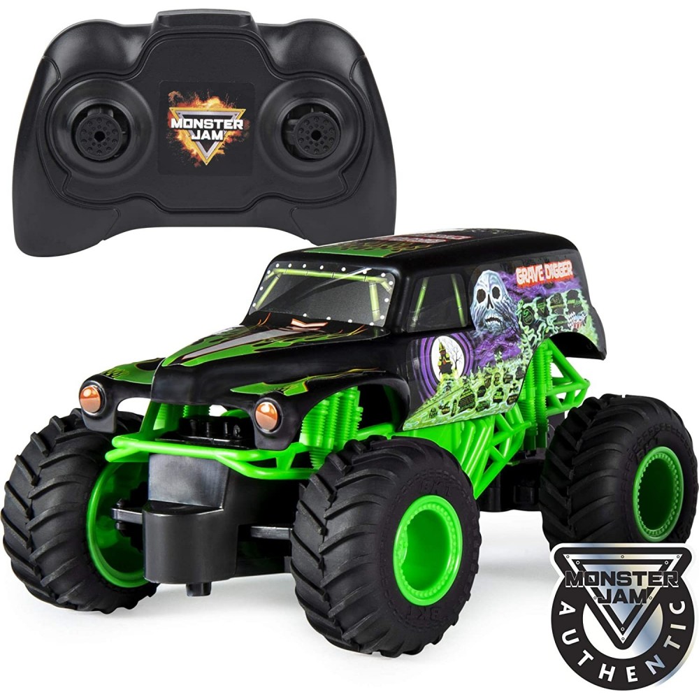 548264 MONSTER JAM Grave Digger realista por radiocontrol escala 1:24 2,4 GHz