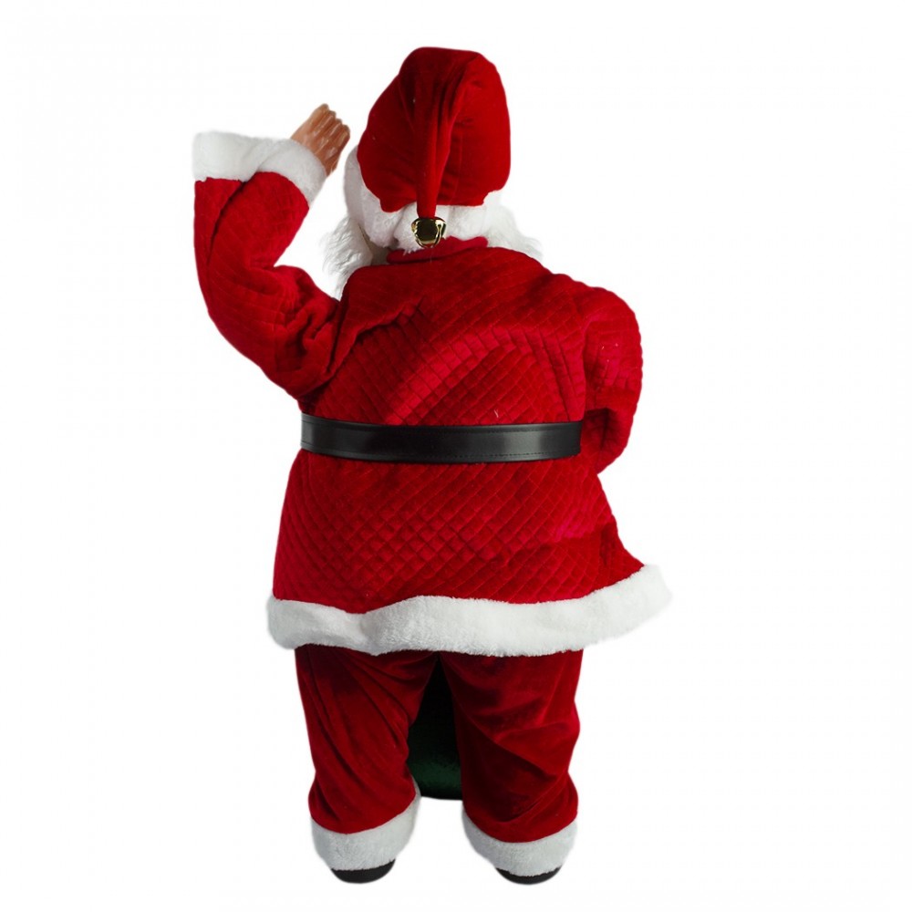 144184 Papá Noel rojo con saco para decoración...