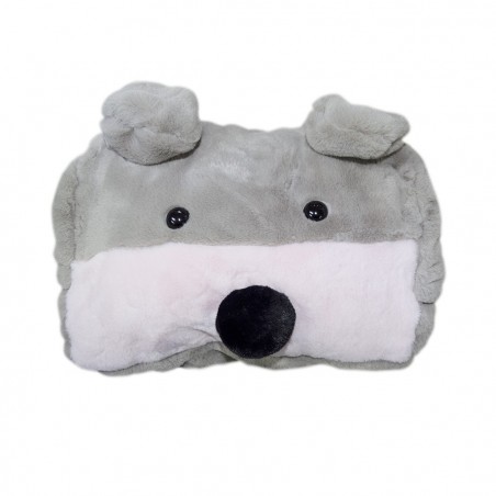 25811806 Bolsa de agua caliente con bolsillos calientamanos en suave peluche