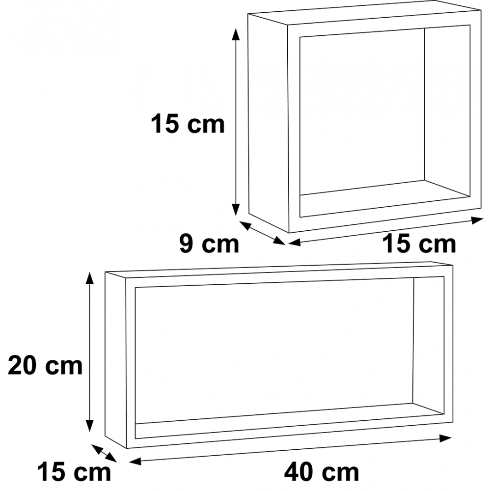 547137 Conjunto de 3 baldas cubo y rectangular...