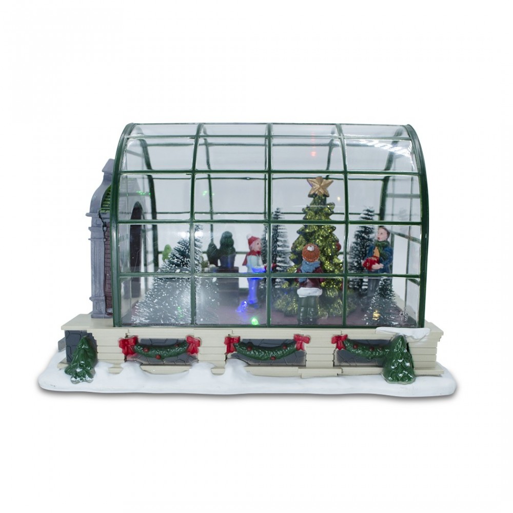 361010 Invernadero navideño paisaje con...