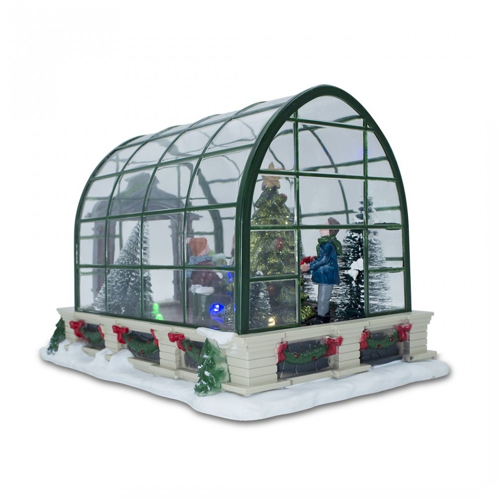 361010 Invernadero navideño paisaje con...