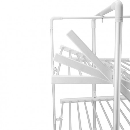 Tendedero eléctrico plegable 3 plantas 300W 73x68XH143cm Secador de ropa