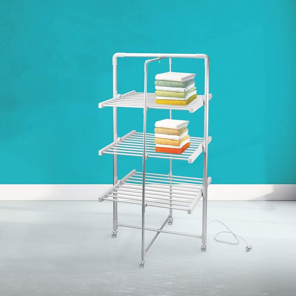 Tendedero eléctrico plegable 3 plantas 300W...