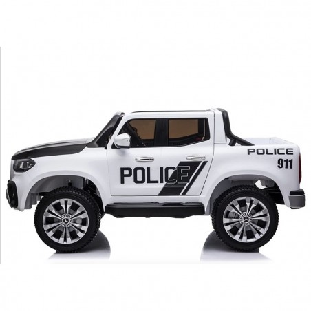 B86119 Mercedes X-Class Police car 12V eléctrico mp4 USB coche para niños