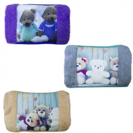 310925 Bolsa de agua caliente eléctrica Mod. OSITOS y bolsillo para manos 220V