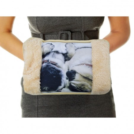 310871 Bolsa de agua caliente eléctrica Mod. PERRITOS y bolsillo para manos 220V