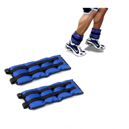 Pack dos pesas 6 Kilos entre las dos para tobillos y/o muñecas para correr