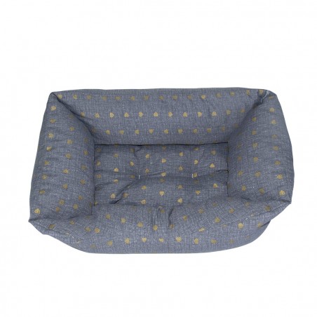 551493 Cojín acolchado y suave para mascotas tamaño pequeño 50x30xH18 cm