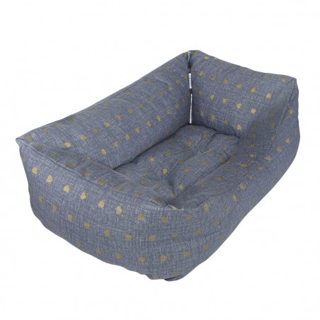 551493 Cojín acolchado y suave para mascotas tamaño pequeño 50x30xH18 cm