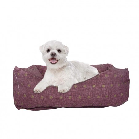 551493 Cojín acolchado y suave para mascotas tamaño pequeño 50x30xH18 cm