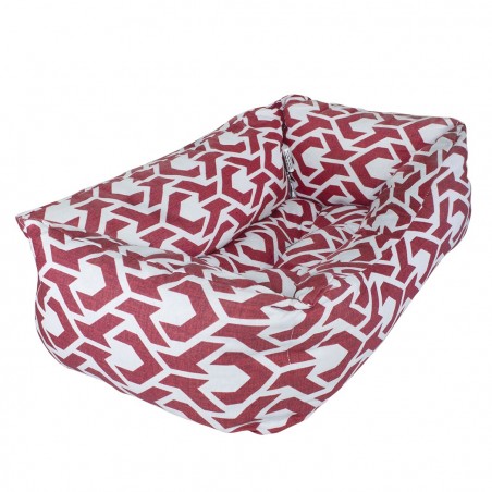 551493 Cojín acolchado y suave para mascotas tamaño pequeño 50x30xH18 cm