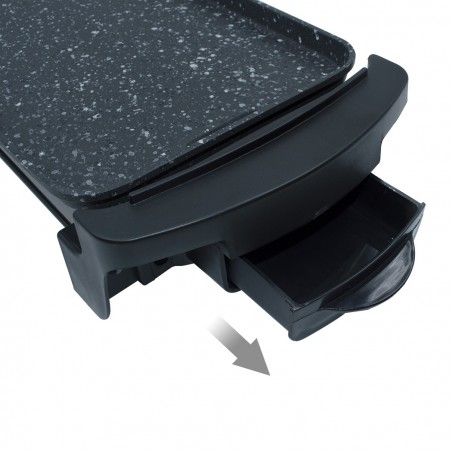 JCPB4020 Placa eléctrica en aluminio antiadherente potencia 1600W 46x20xH8 cm