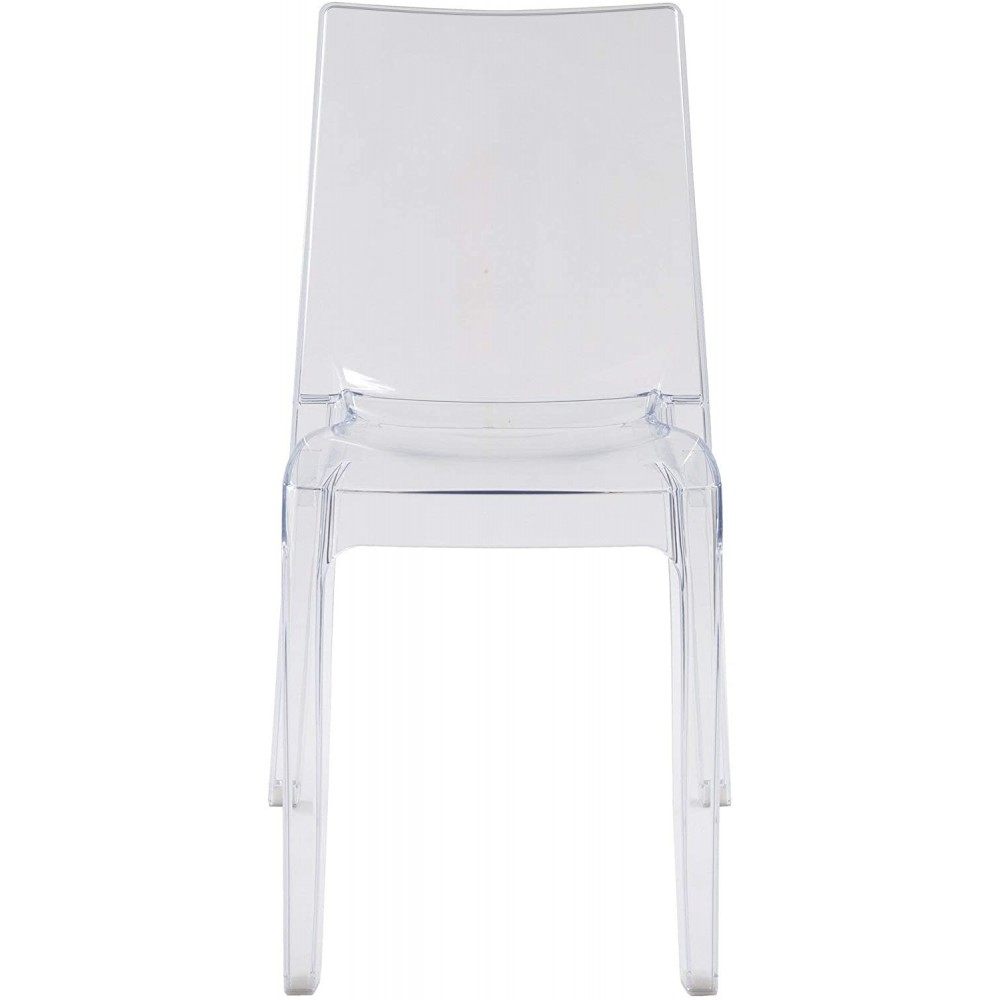 Pack 4 sillas de diseño transparente CRYSTAL...
