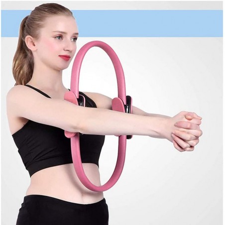 Anillo fitness de resistencia 38cm para ejercicios de gimnasia quemagrasas