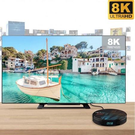 Art. 692111 Smart TV box android 10.0 4G Ram+64G Rom doble banda Wifi 2.4G+5.8G