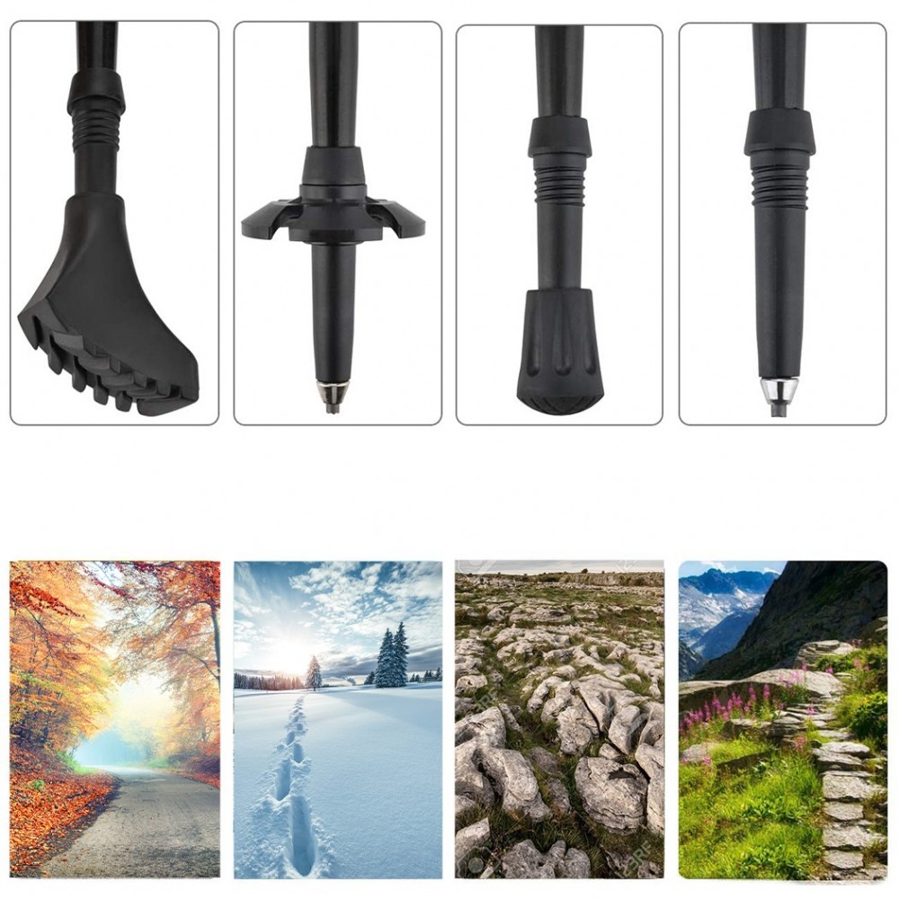 187516 Bastones de trekking regulables de 65 a...