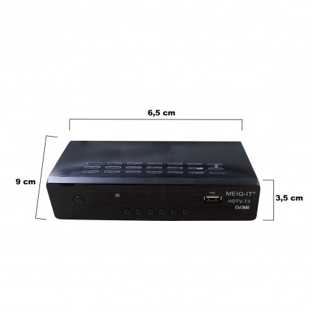 Art. 004120 Decodificador HDTV-T3 ULTRA HD 4K sistema PVR Salida SCART y HDTV