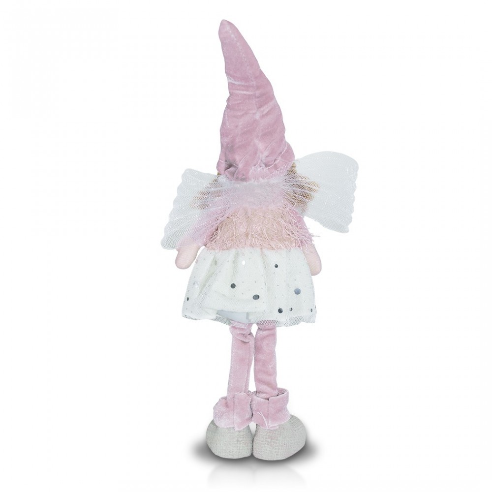 Art. 234046 Hada de tela blanca y rosa para...