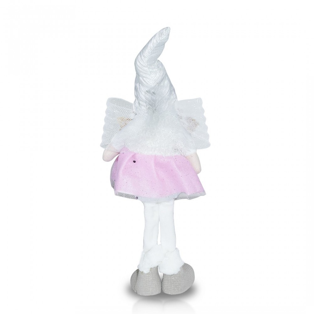 Art. 234046 Hada de tela blanca y rosa para...