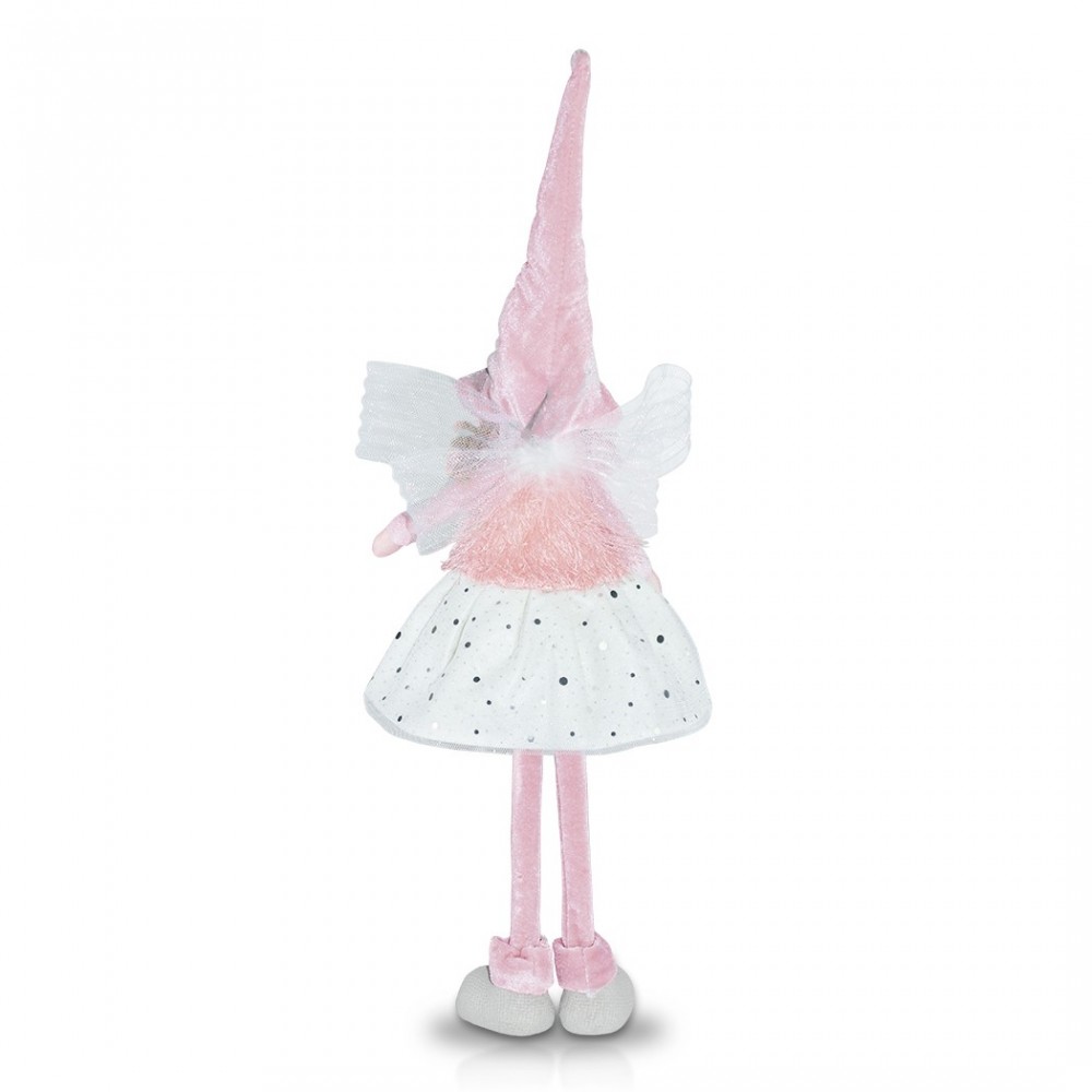 Art. 234045 Hada de tela blanca y rosa para...