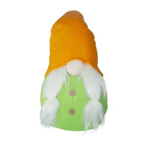 234043 Gnomo de pascua con sombrero verde y naranja 74 Cm... 2