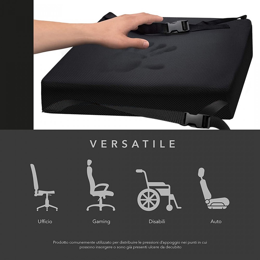 210542 Cojín lumbar en gel ergonómico...