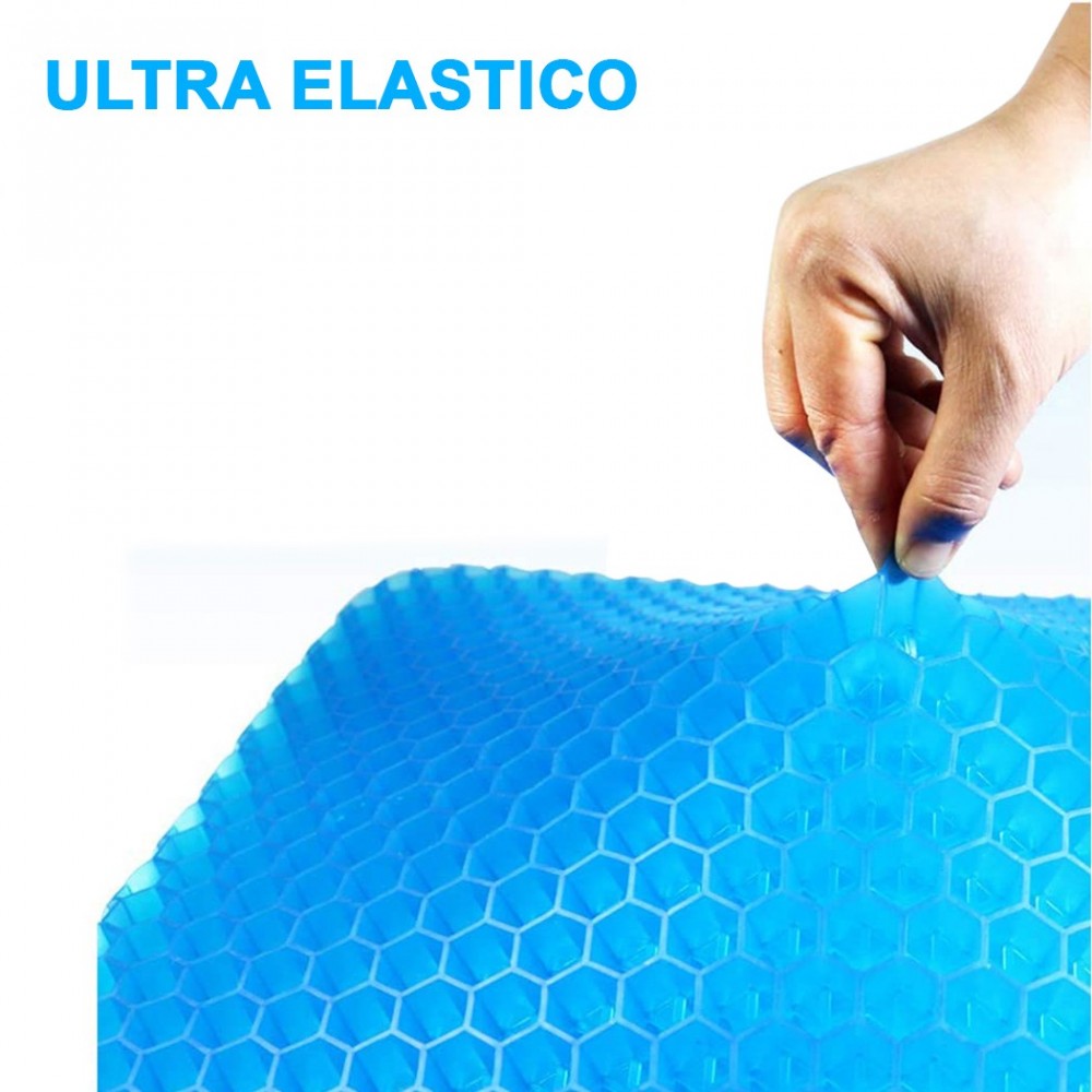 210542 Cojín lumbar en gel ergonómico...