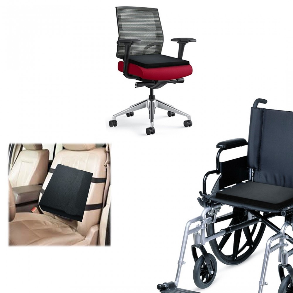 210542 Cojín lumbar en gel ergonómico...