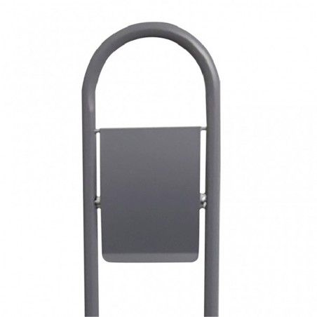 136012 Felicia Portarrollos - Escobillero 22 x 81 cm color GRIS