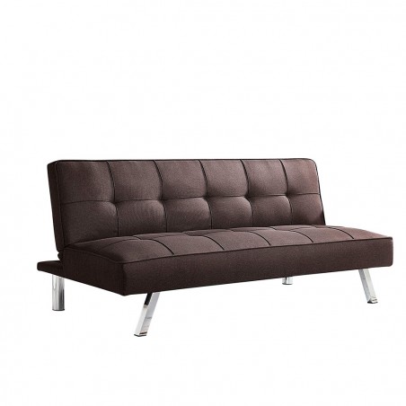 Sofá cama Gardenia Riga de 3 plazas respaldo reclinable clic clac 185x33xH73 cm
