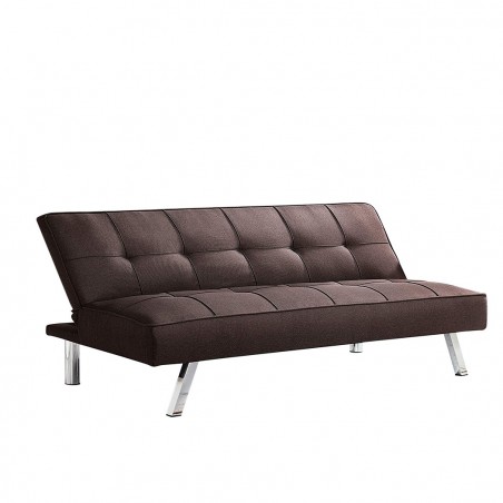 Sofá cama Gardenia Riga de 3 plazas respaldo reclinable clic clac 185x33xH73 cm