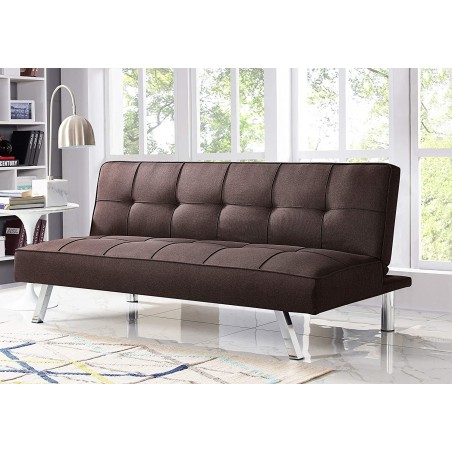 Sofá cama Gardenia Riga de 3 plazas respaldo reclinable clic clac 185x33xH73 cm