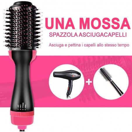 Art.829176 Cepillo secador de pelo multifuncional 1000W 3 velocidades diferentes