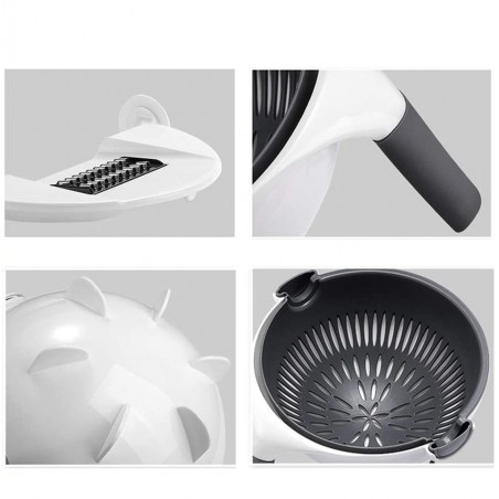 187639 Escurridor, cortador y rallador de verduras con cesto WET BASKET