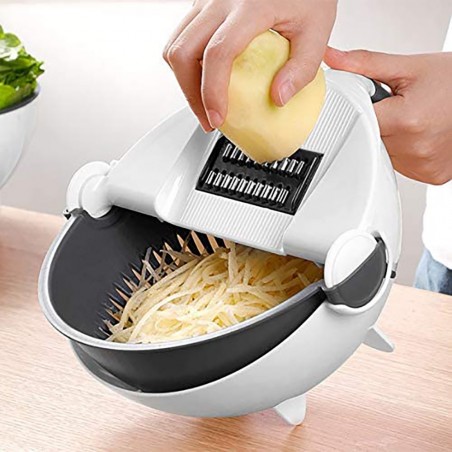 187639 Escurridor, cortador y rallador de verduras con cesto WET BASKET