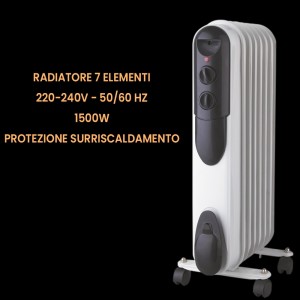 Art. 522045 Radiador de aceite MASTER 7 elementos 1500W... 2