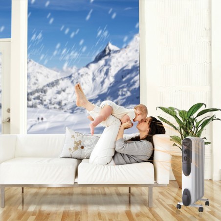 Art. 522045 Radiador de aceite MASTER 7 elementos 1500W dimensión 34x29xH64.8 cm