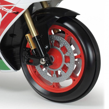 LT922 Motocicleta eléctrica Aprilia Tuono para niños 12v Producto oficial