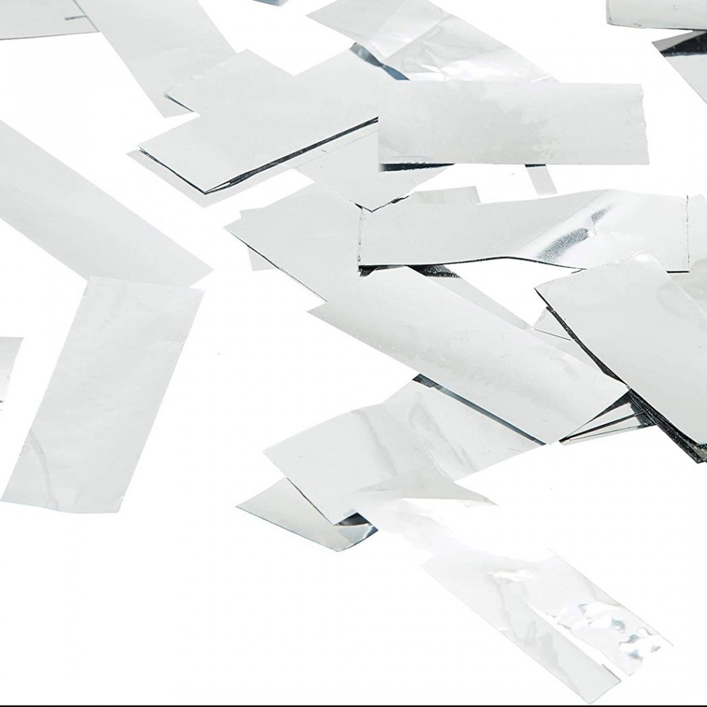 Cañón de confeti blanco tamaño XXL 100 cm NY134...