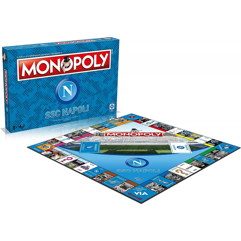 037938 Monopoly con licencia oficial SSC NAPOLI juego de mesa
