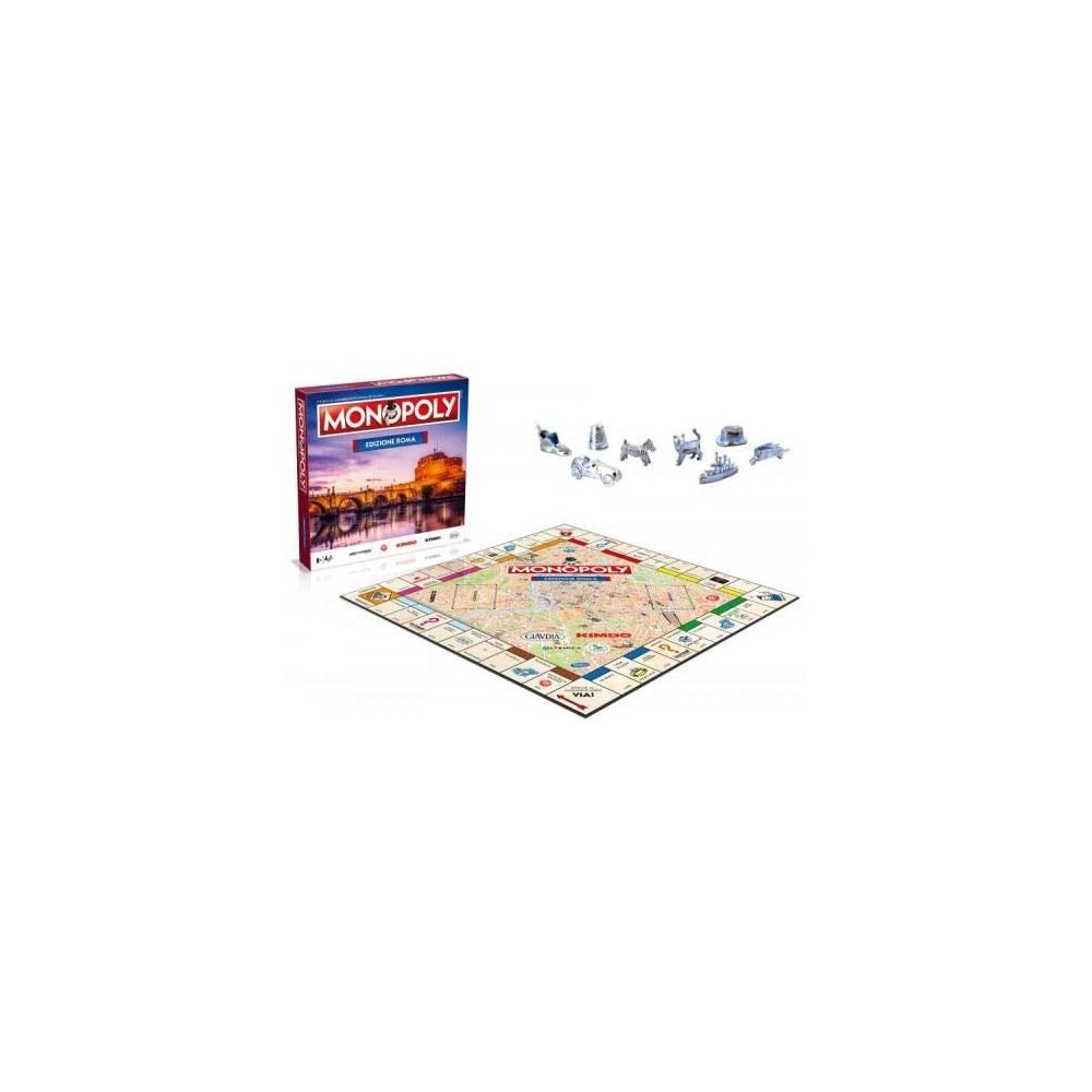 034173 Monopoly Edición de la ciudad ambientada en ROMA juego de mesa