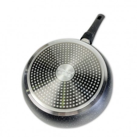 255027 Juego de cacerolas 14 piezas 20-24-28 cm DGBAVARIA NEGRO asas extraíbles