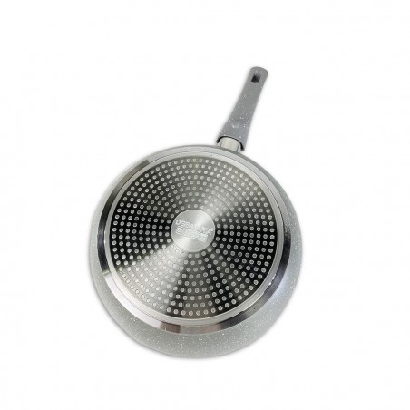 255029 Juego de cacerolas 14 piezas 20-24-28 cm DGBAVARIA GRIS asas extraíbles