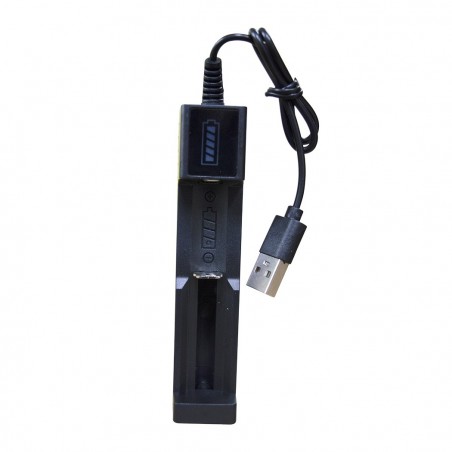 609975 Máquina cortabarbas inalámbrico con cargador USB y accesorios