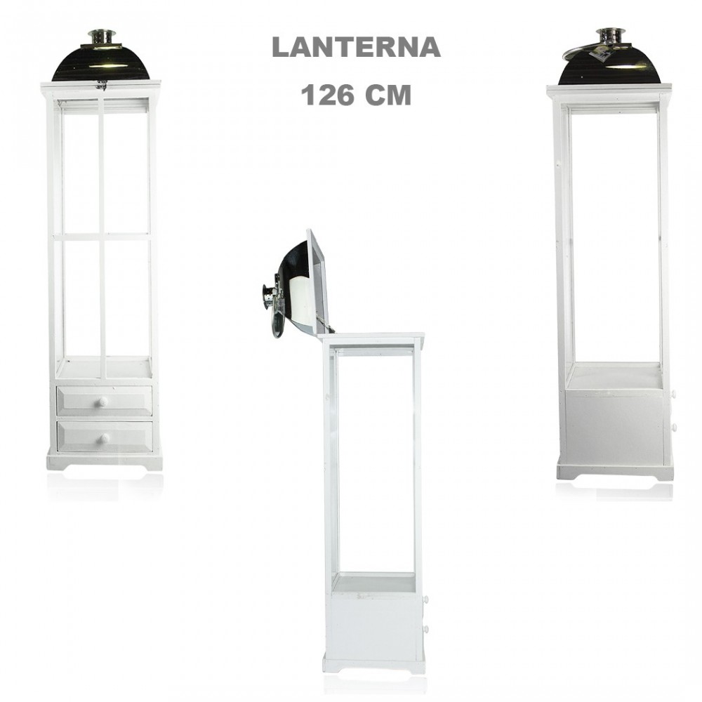 335010 Set 3 Pcs Maxi Lanterns BLANCO...