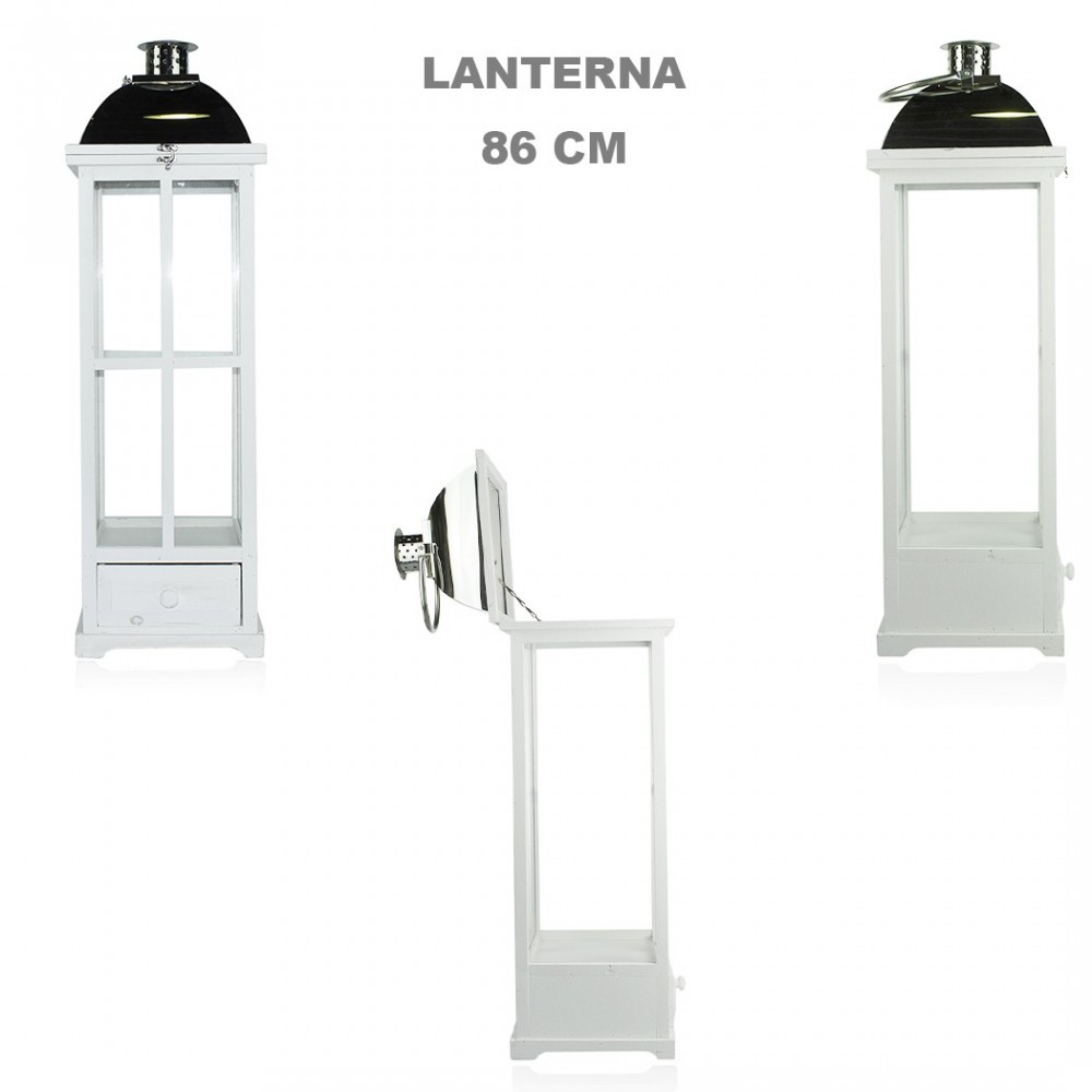 335010 Set 3 Pcs Maxi Lanterns BLANCO...