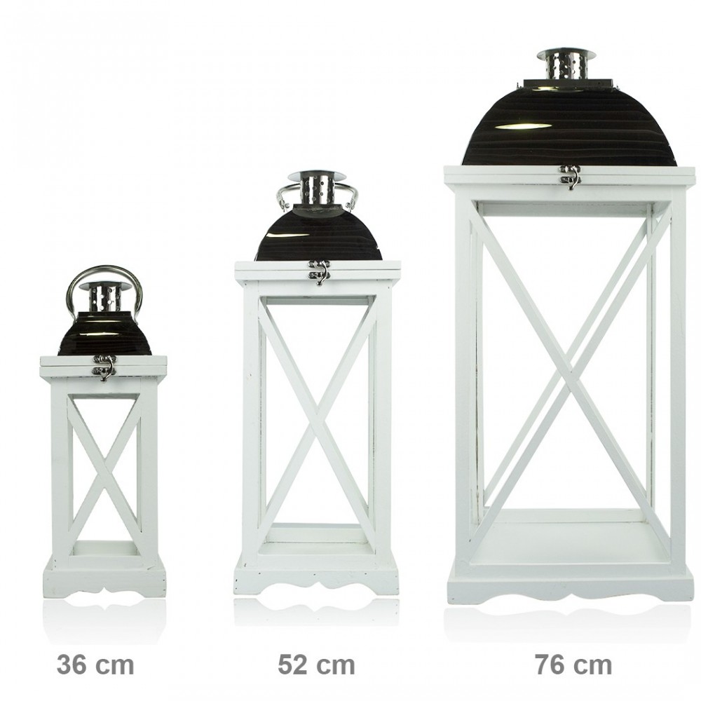 335006 Set 3 Pzs Maxi Lanterns BLANCO...