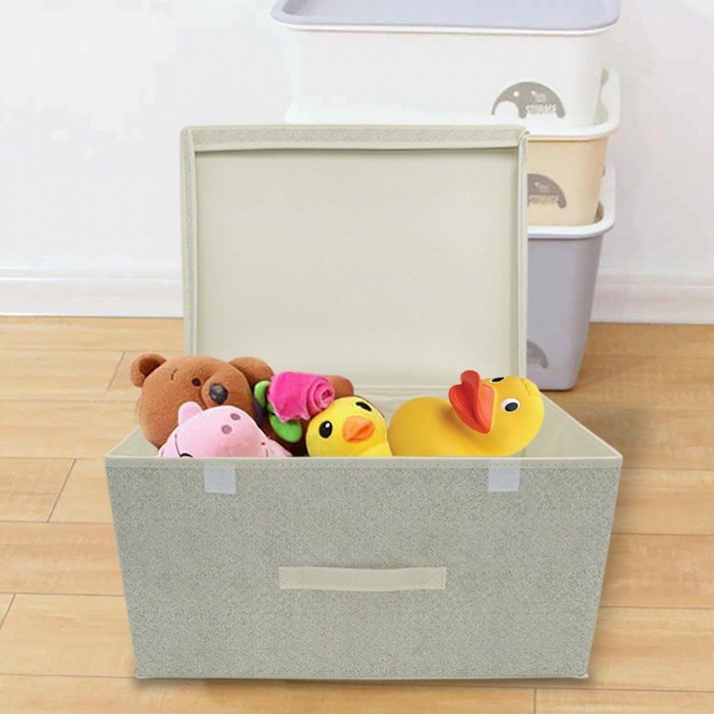 745017 Caja ahorro de espacio BEIGE ideal para...